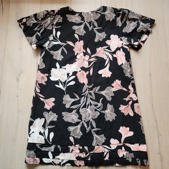 Nicole Miller Linnen Floral Dress Size XL - Picture 3 of 14